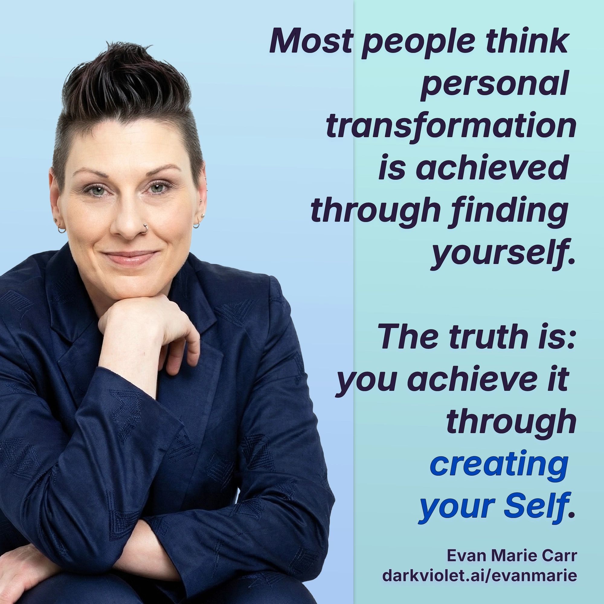 You Create Your Self From Within cover