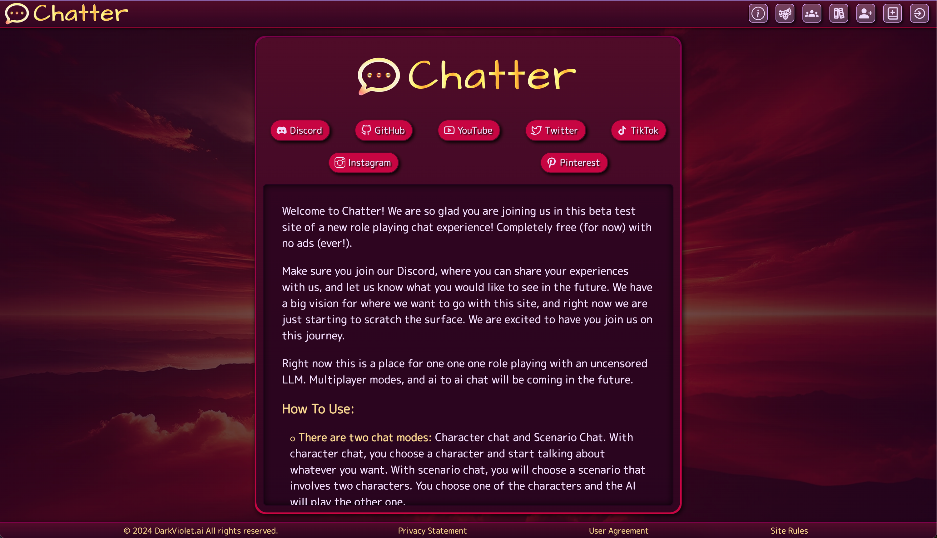 Chatter Info