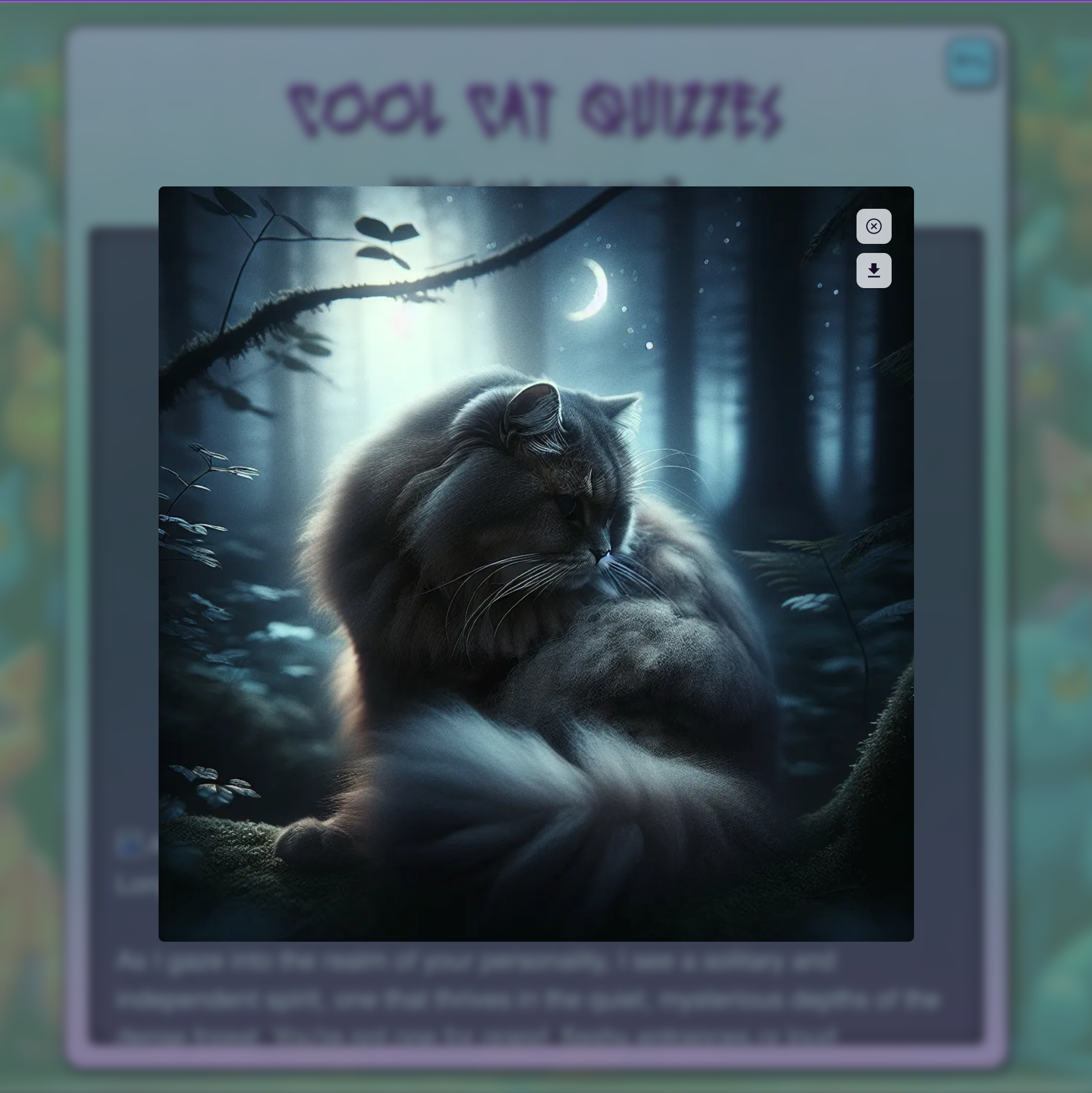 Cool Cat Quizzes Screenshot 4