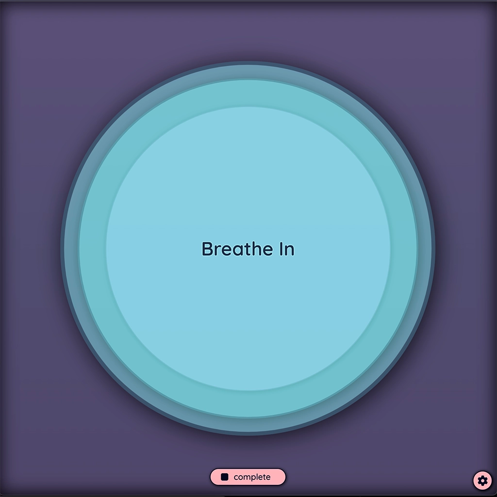 Breath with Lumi breathwork - example 1, beginner level