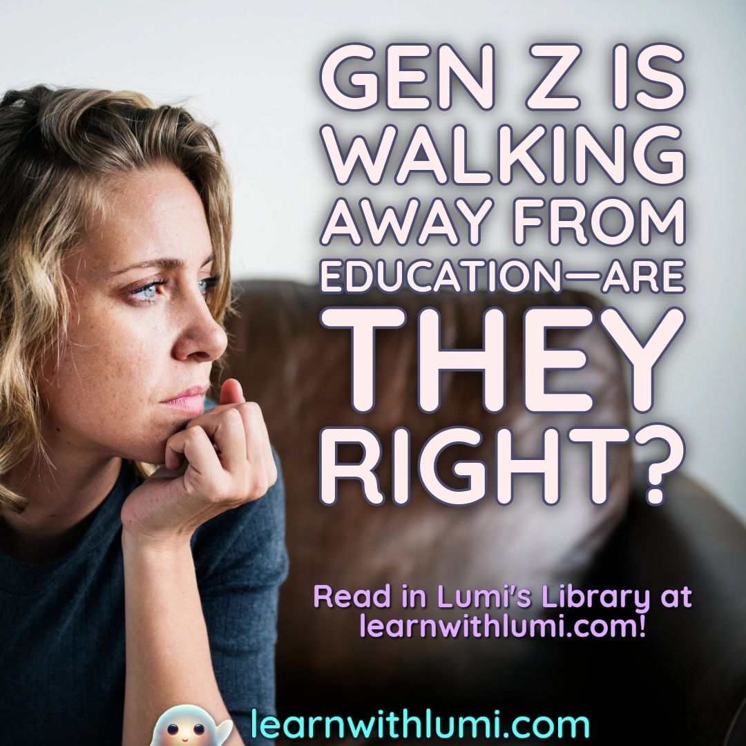 Gen Z Is Walking Away from Education—Are They Right?