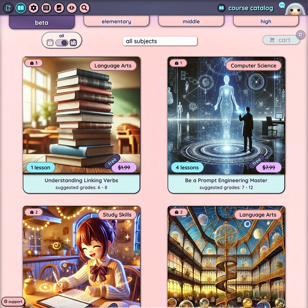 Beta Launch Courses Available
