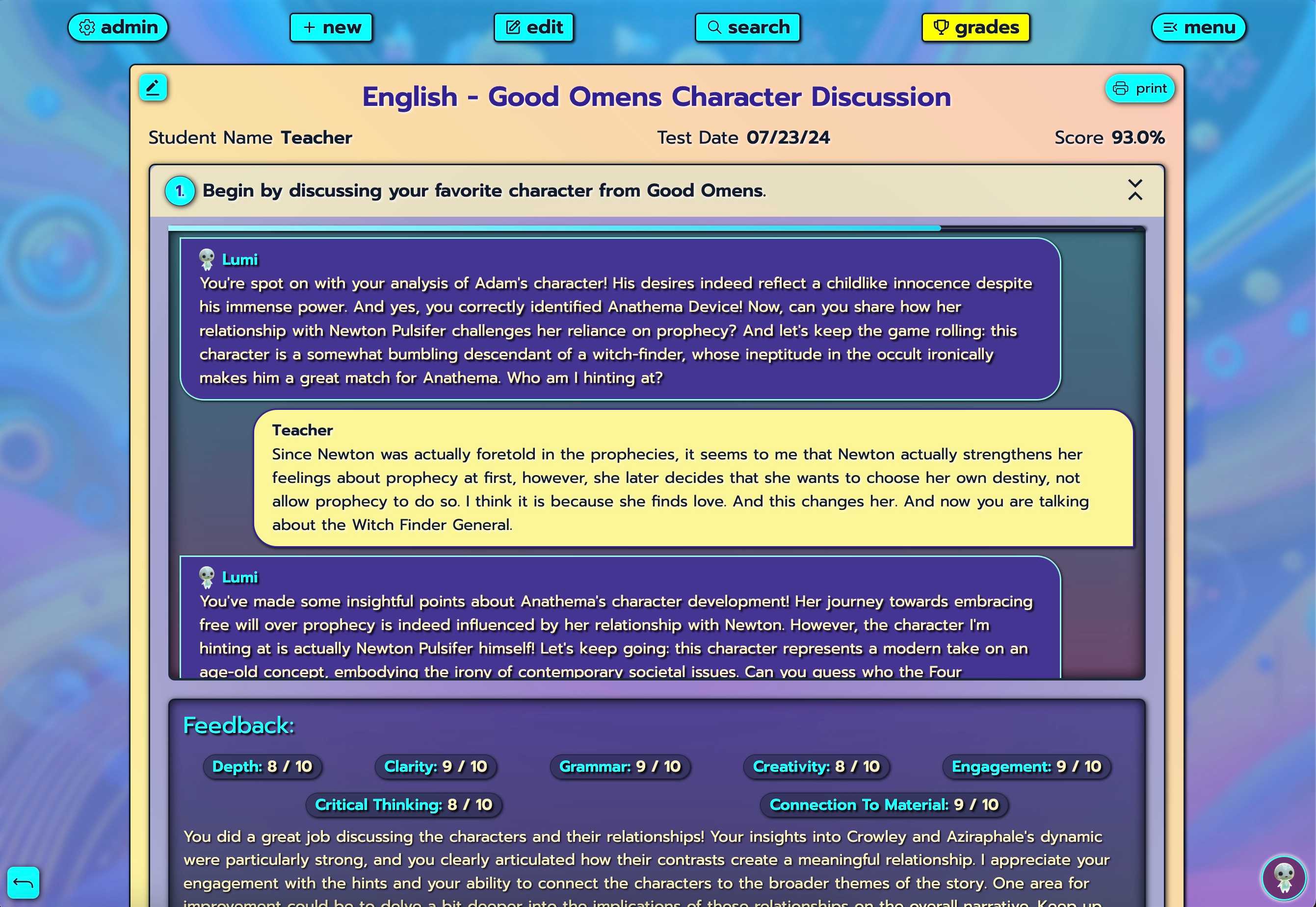 Lesson and Curriculum Planning