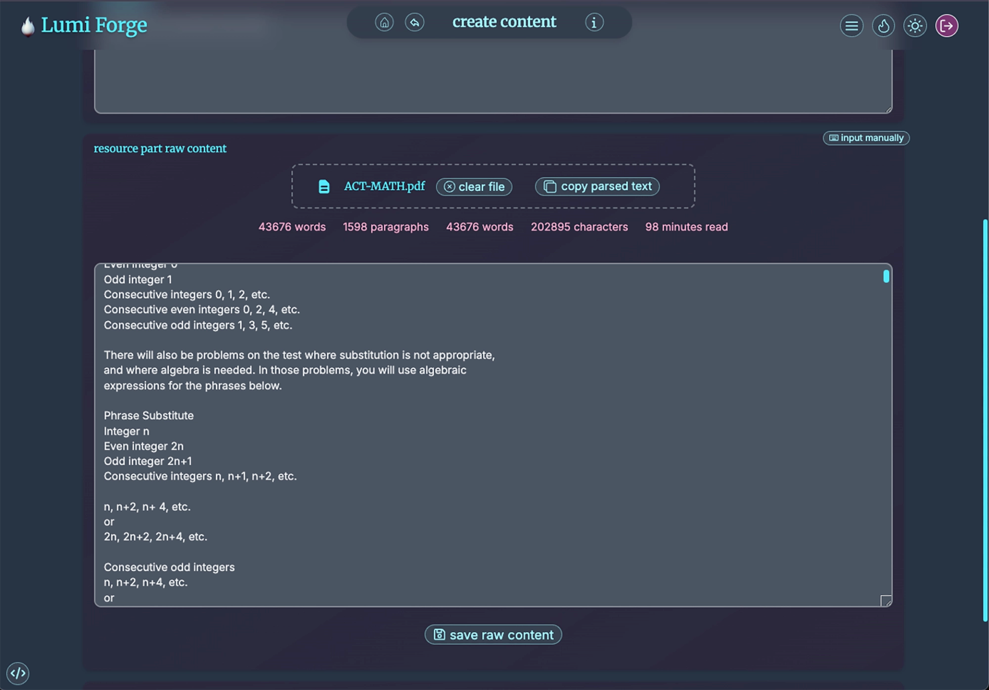 PDF conversion to interactive content