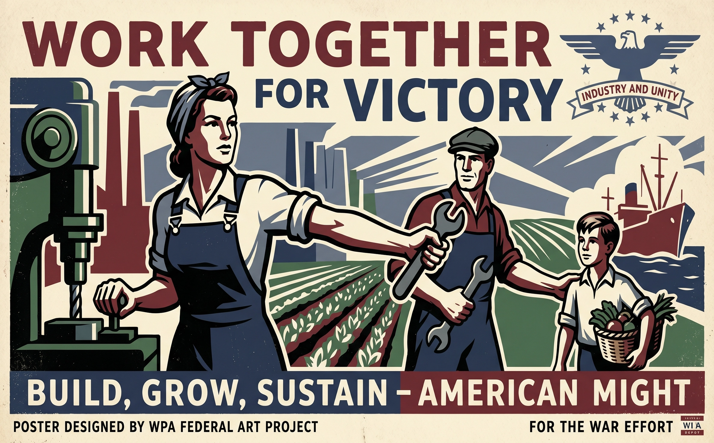 vintage propaganda wpa